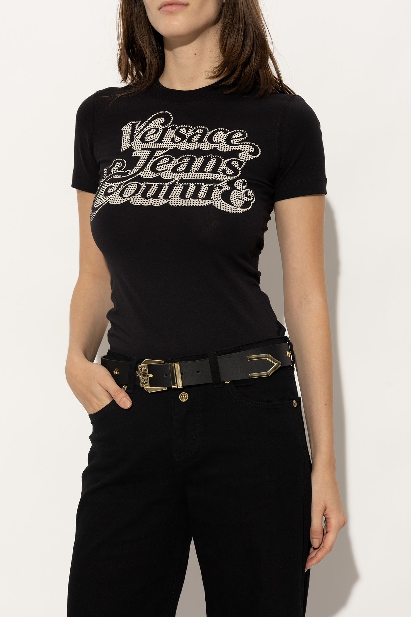 Versace belt cheap t shirt